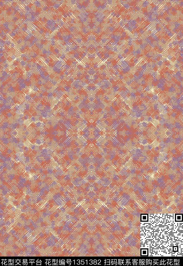 肌理窗帘女装数码印花华亿平台下载（图片编号: 1351382） - 瓦栏（Walan）