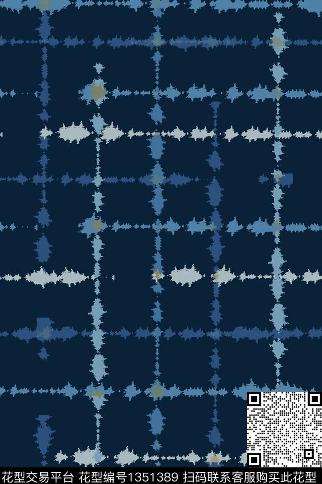 肌理线条大牌风传统印花华亿平台下载（图片编号: 1351389） - 瓦栏（Walan）