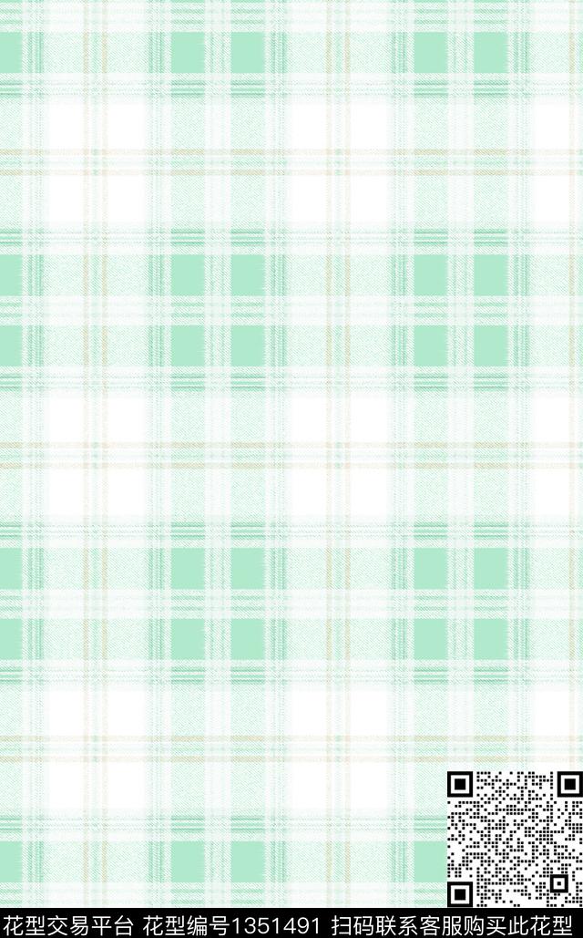 格子女装复古传统印花华亿平台下载（图片编号: 1351491） - 瓦栏（Walan）