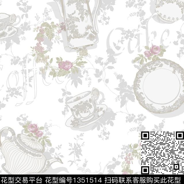 青花瓷女装墙纸传统印花华亿平台下载（图片编号: 1351514） - 瓦栏（Walan）