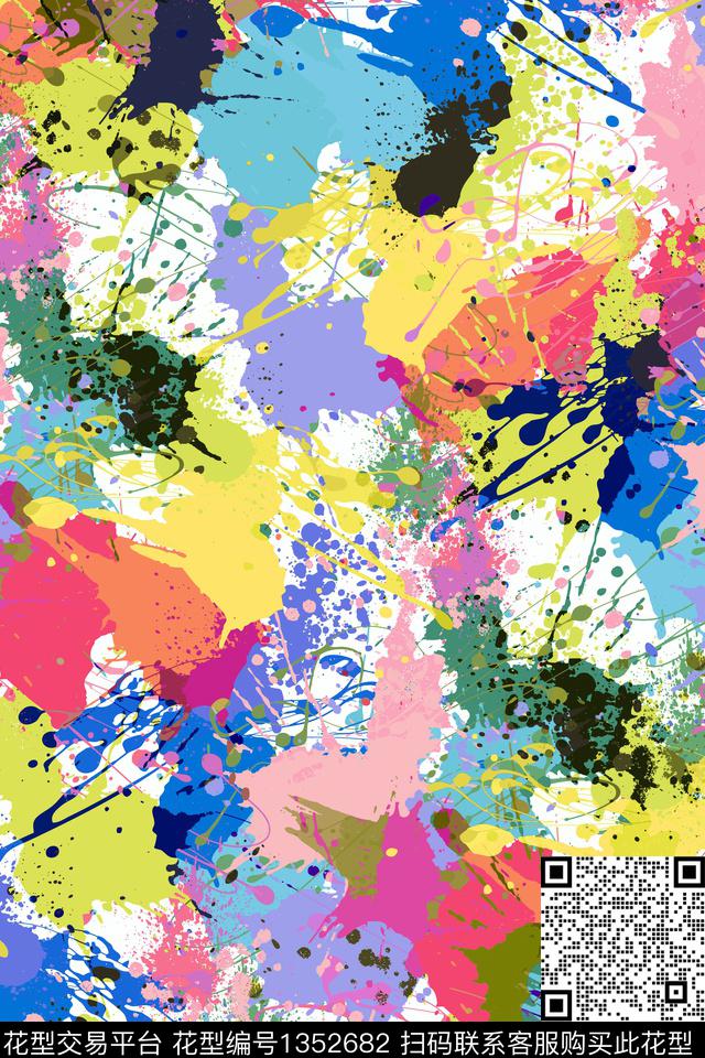 抽象男装家居服户外传统印花华亿平台下载（图片编号: 1352682） - 瓦栏（Walan）