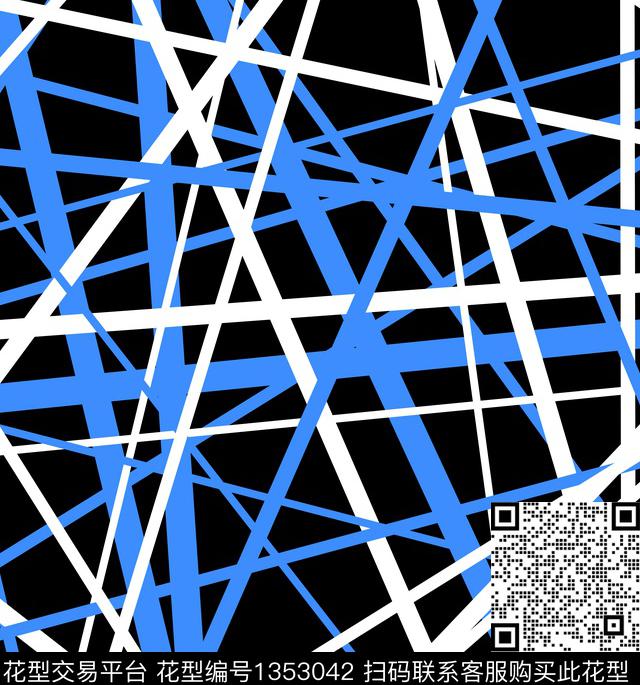 几何定位花男装传统印花华亿平台下载（图片编号: 1353042） - 瓦栏（Walan）