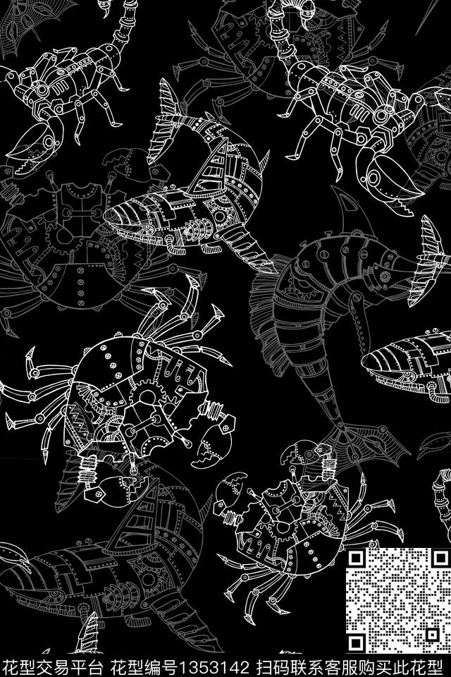 简约豹纹大牌风数码印花华亿平台下载（图片编号: 1353142） - 瓦栏（Walan）