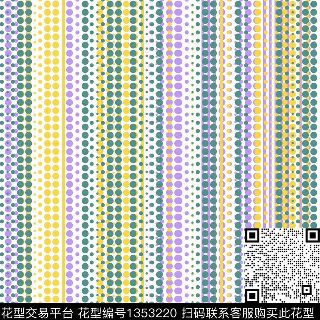休闲趣味波点传统印花华亿平台下载（图片编号: 1353220） - 瓦栏（Walan）