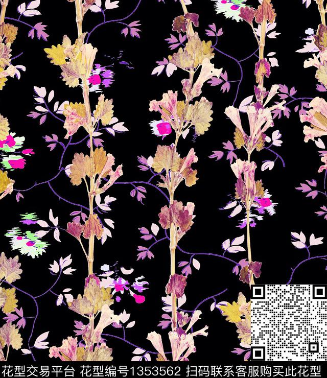 欧美小碎花数码印花华亿平台下载（图片编号: 1353562） - 瓦栏（Walan）