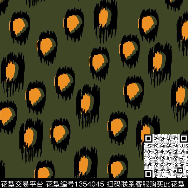 几何肌理笔触传统印花华亿平台下载（图片编号: 1354045） - 瓦栏（Walan）