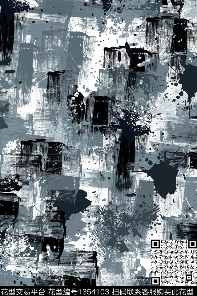 抽象男装家居服户外传统印花华亿平台下载（图片编号: 1354103） - 瓦栏（Walan）