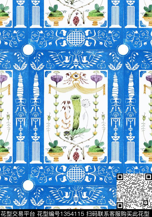 大牌风数码印花华亿平台下载（图片编号: 1354115） - 瓦栏（Walan）