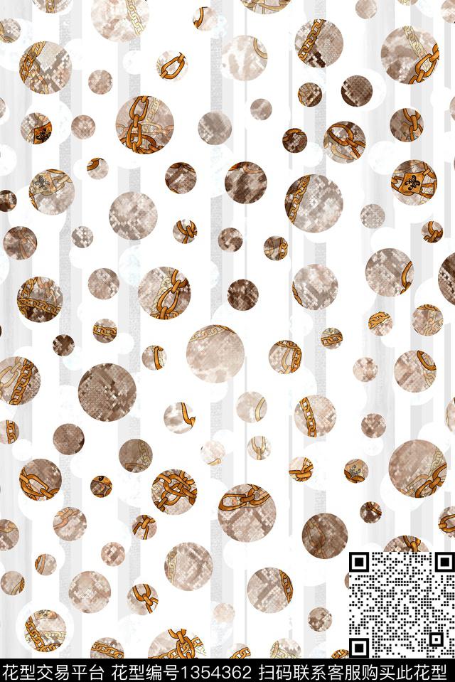 几何休闲条纹数码印花华亿平台下载（图片编号: 1354362） - 瓦栏（Walan）