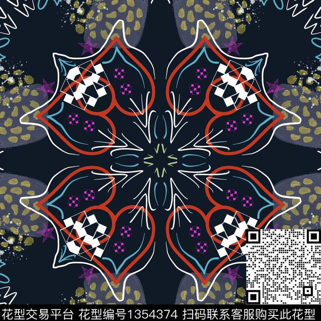 星星民族风波西米亚传统印花华亿平台下载（图片编号: 1354374） - 瓦栏（Walan）