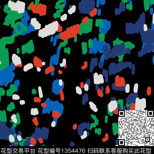动物纹迷彩抽象传统印花华亿平台下载（图片编号: 1354476） - 瓦栏（Walan）