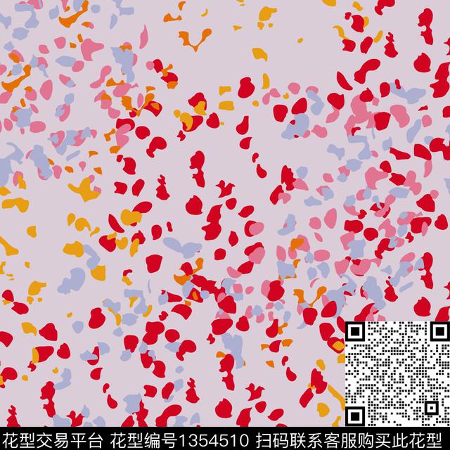 肌理动物纹抽象传统印花华亿平台下载（图片编号: 1354510） - 瓦栏（Walan）