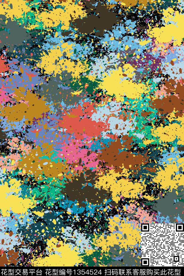 抽象男装家居服户外传统印花华亿平台下载（图片编号: 1354524） - 瓦栏（Walan）