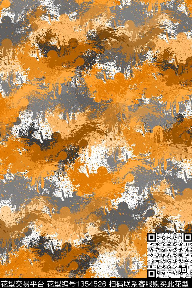 抽象男装家居服户外传统印花华亿平台下载（图片编号: 1354526） - 瓦栏（Walan）