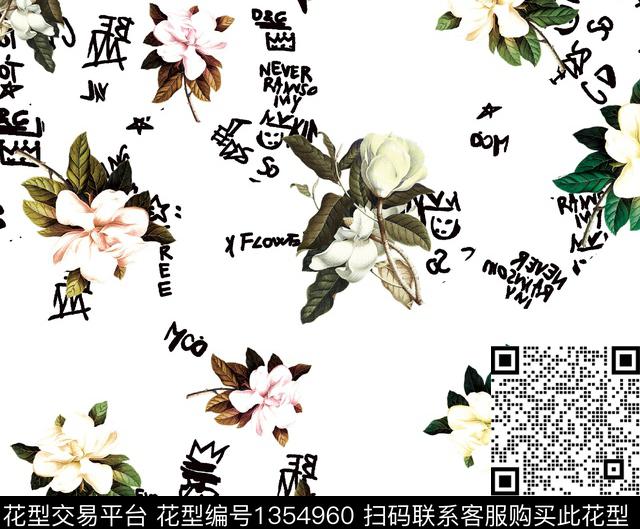 男装满版花字母大牌风数码印花华亿平台下载（图片编号: 1354960） - 瓦栏（Walan）