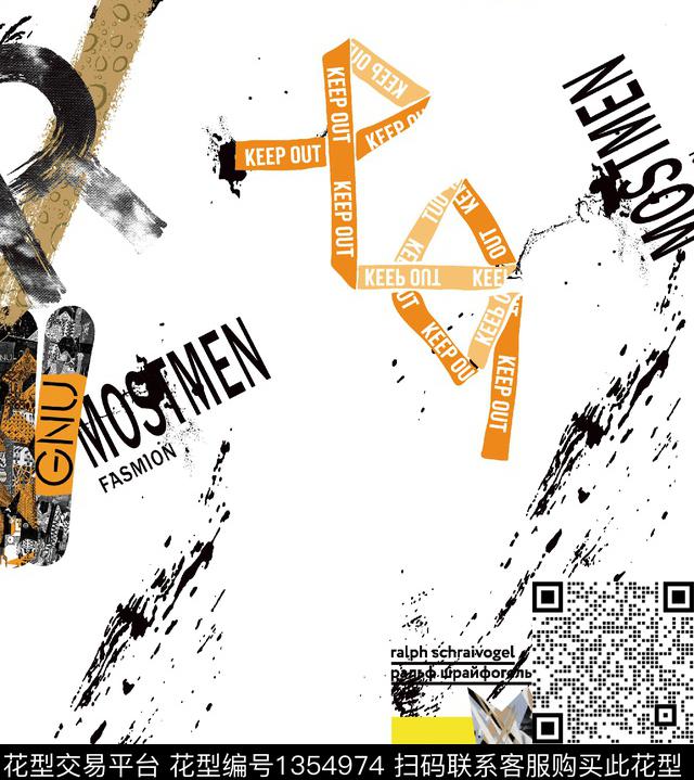 男装满版花字母大牌风数码印花华亿平台下载（图片编号: 1354974） - 瓦栏（Walan）