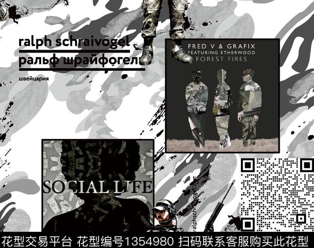 男装满版花字母大牌风数码印花华亿平台下载（图片编号: 1354980） - 瓦栏（Walan）