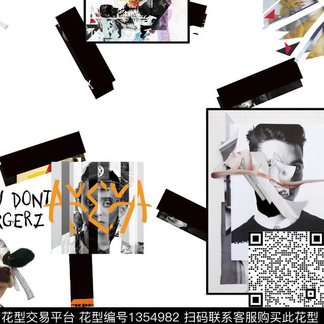 男装满版花字母大牌风数码印花华亿平台下载（图片编号: 1354982） - 瓦栏（Walan）