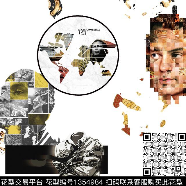 男装满版花字母大牌风数码印花华亿平台下载（图片编号: 1354984） - 瓦栏（Walan）