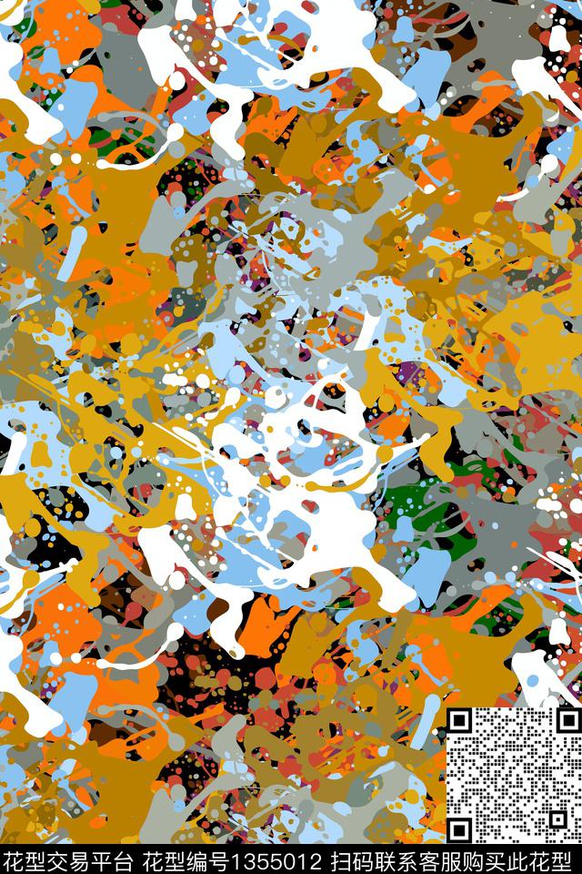 抽象男装家居服户外传统印花华亿平台下载（图片编号: 1355012） - 瓦栏（Walan）