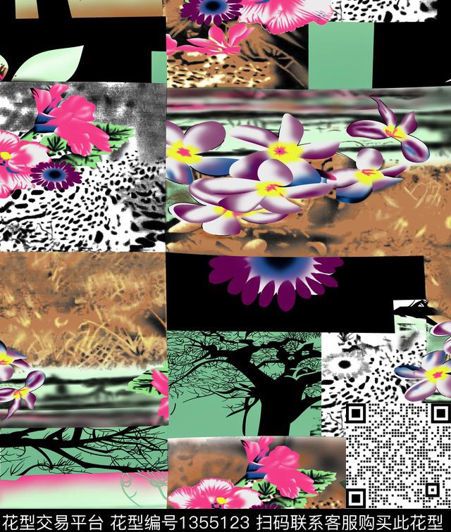 时尚趋势华亿平台豹子数码印花华亿平台下载（图片编号: 1355123） - 瓦栏（Walan）