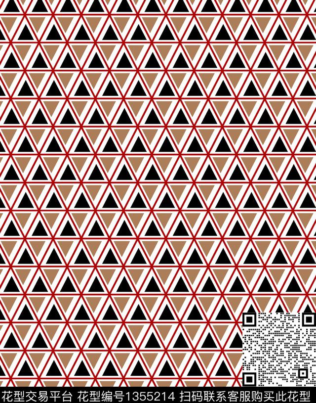 几何大牌风小碎花传统印花华亿平台下载（图片编号: 1355214） - 瓦栏（Walan）