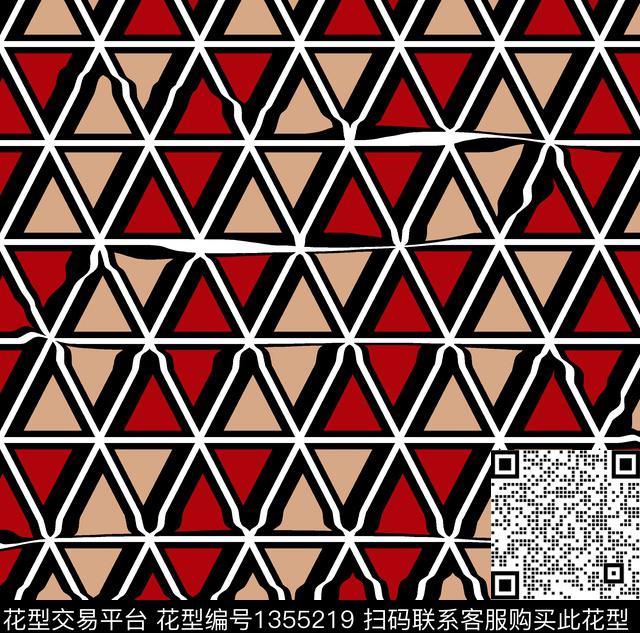 几何男装传统印花华亿平台下载（图片编号: 1355219） - 瓦栏（Walan）