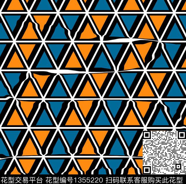 几何男装小碎花传统印花华亿平台下载（图片编号: 1355220） - 瓦栏（Walan）