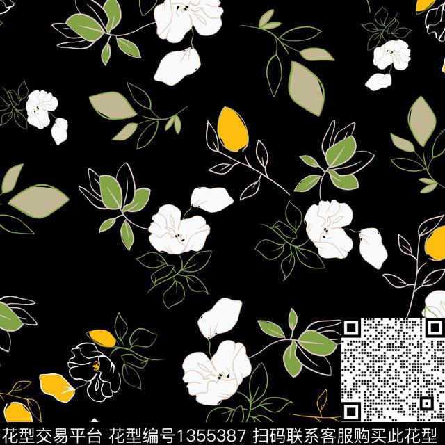 小清新趣味小碎花传统印花华亿平台下载（图片编号: 1355387） - 瓦栏（Walan）