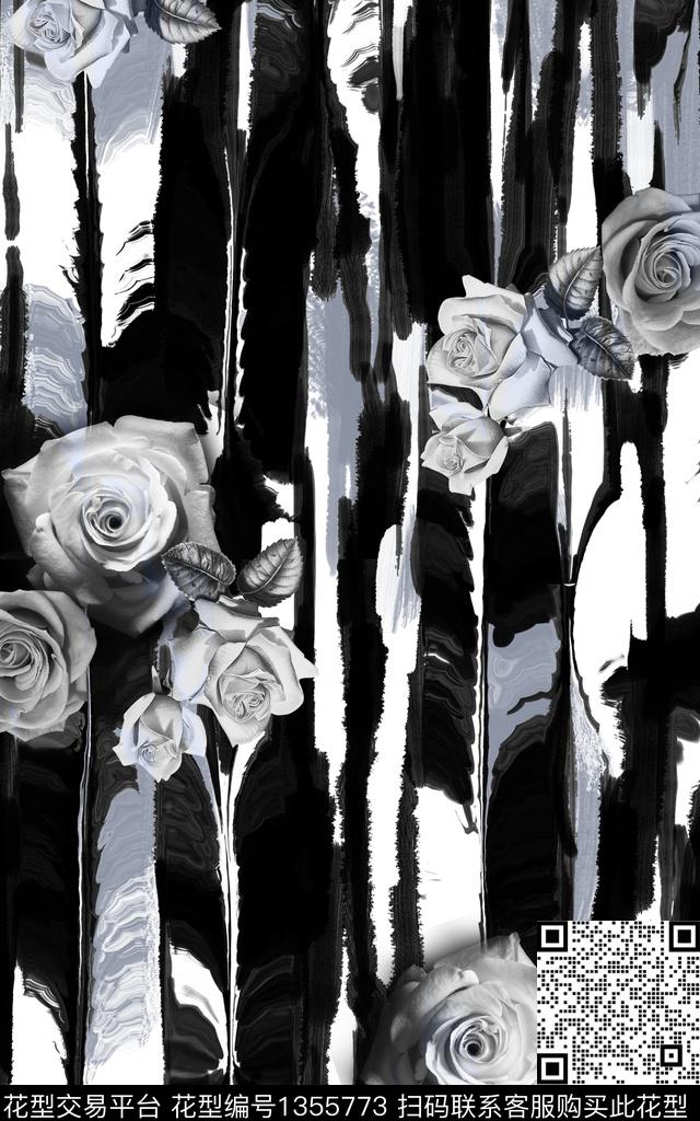 几何大牌风数码印花华亿平台下载（图片编号: 1355773） - 瓦栏（Walan）