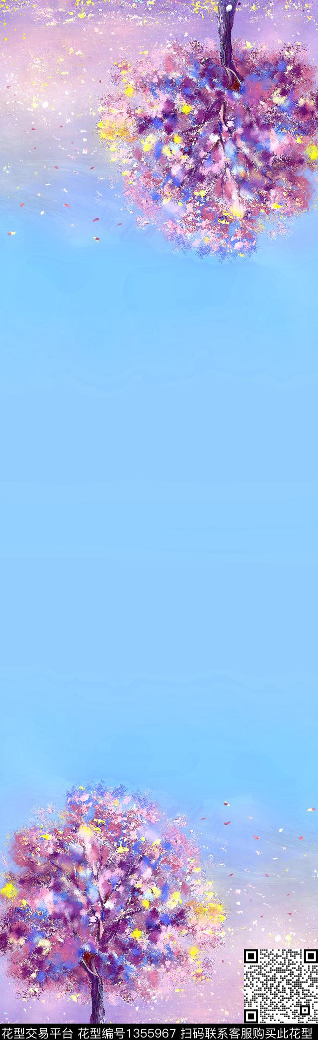 树林数码华亿平台风景景观数码印花华亿平台下载（图片编号: 1355967） - 瓦栏（Walan）