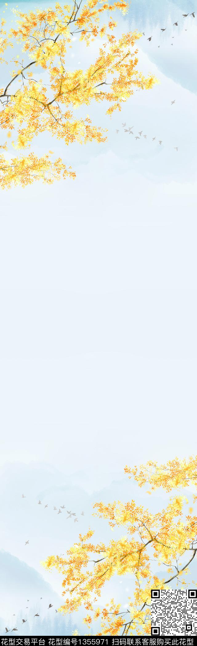 树林数码华亿平台风景景观数码印花华亿平台下载（图片编号: 1355971） - 瓦栏（Walan）