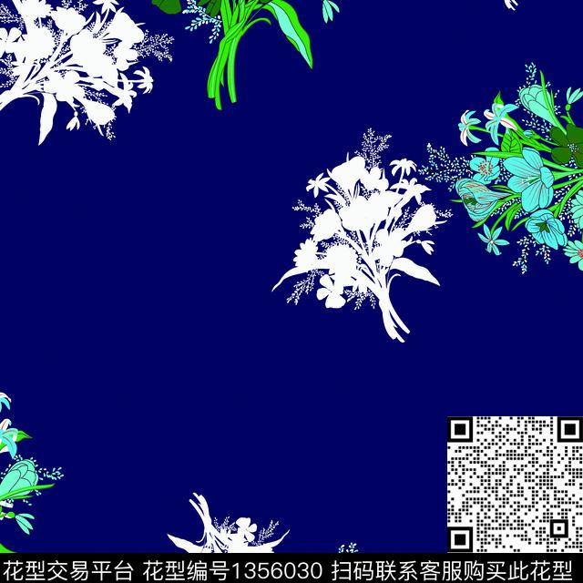 大牌风旗袍花卉传统印花华亿平台下载（图片编号: 1356030） - 瓦栏（Walan）