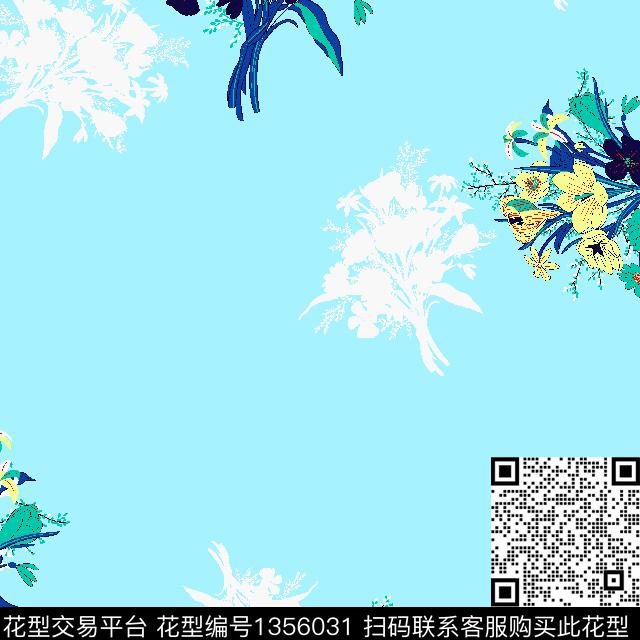 大牌风旗袍花卉传统印花华亿平台下载（图片编号: 1356031） - 瓦栏（Walan）