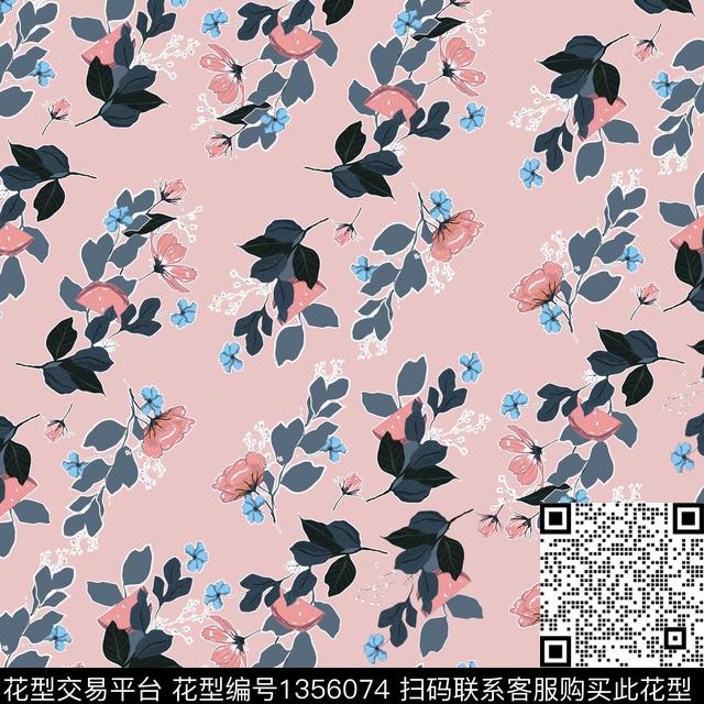 大牌风小清新趣味数码印花华亿平台下载（图片编号: 1356074） - 瓦栏（Walan）