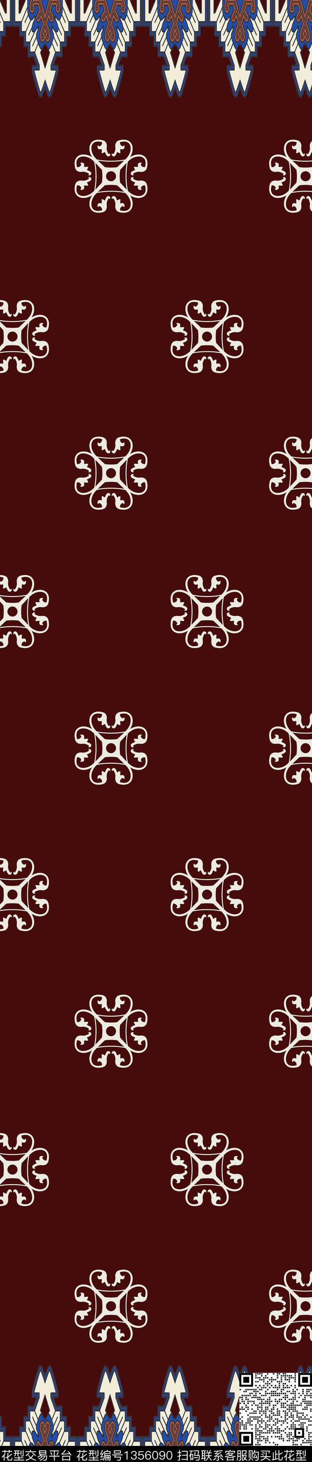 几何大牌风传统华亿平台传统印花华亿平台下载（图片编号: 1356090） - 瓦栏（Walan）