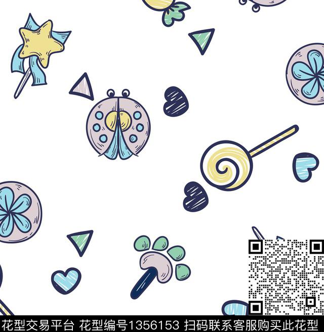 童装休闲卡通传统印花华亿平台下载（图片编号: 1356153） - 瓦栏（Walan）