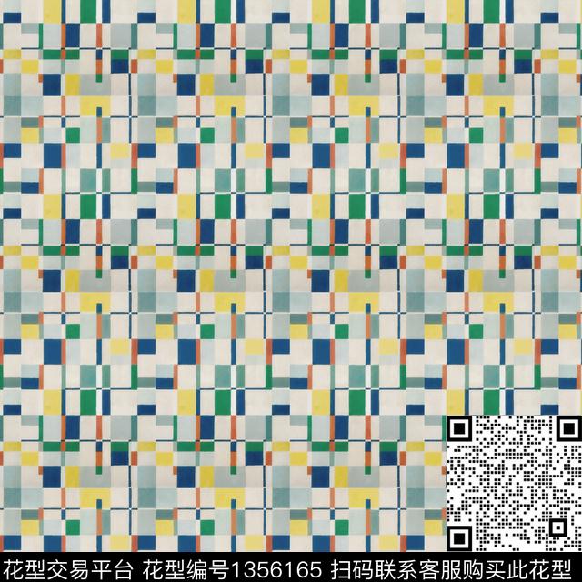 时尚几何插画传统印花华亿平台下载（图片编号: 1356165） - 瓦栏（Walan）