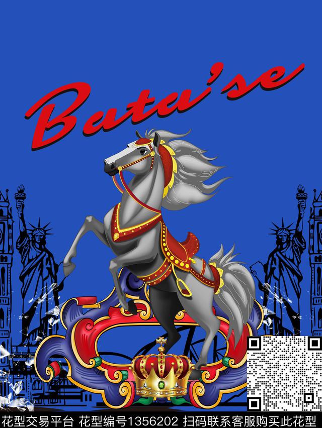 自由女神潮牌大牌风传统印花华亿平台下载（图片编号: 1356202） - 瓦栏（Walan）