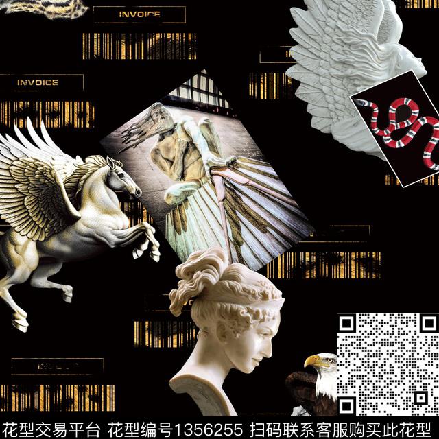 男装满版花大牌风秋冬华亿平台数码印花华亿平台下载（图片编号: 1356255） - 瓦栏（Walan）