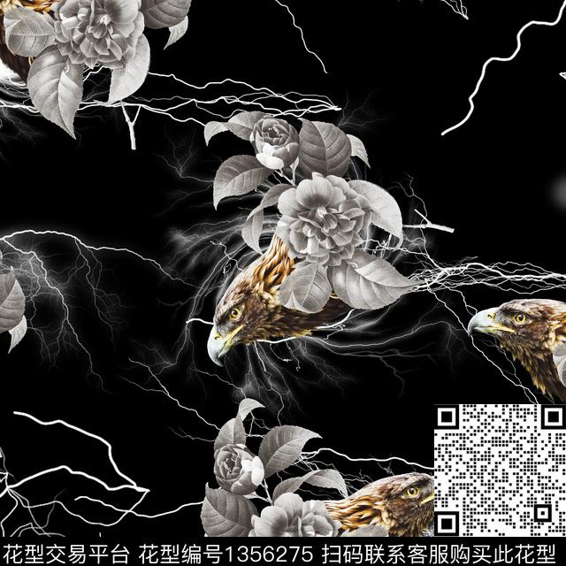 男装满版花老虎大牌风数码印花华亿平台下载（图片编号: 1356275） - 瓦栏（Walan）