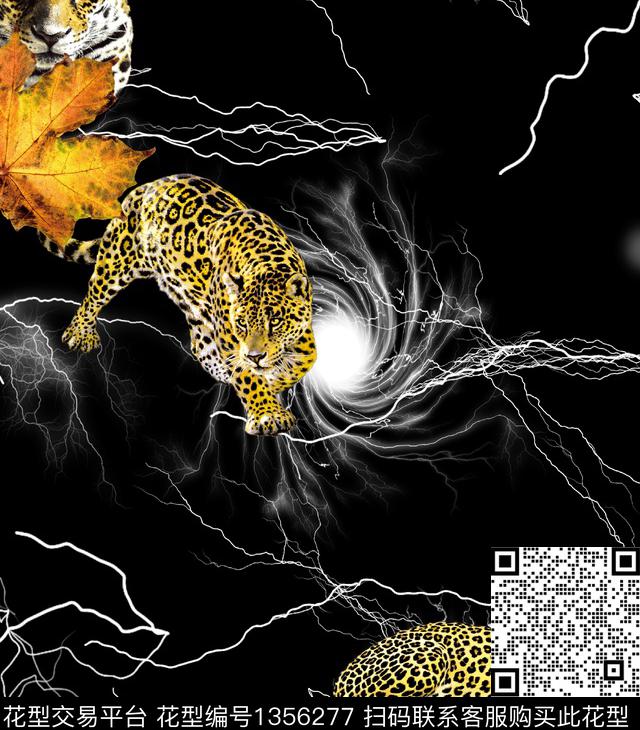 男装满版花老虎大牌风数码印花华亿平台下载（图片编号: 1356277） - 瓦栏（Walan）