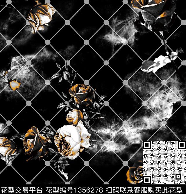 几何男装满版花老虎数码印花华亿平台下载（图片编号: 1356278） - 瓦栏（Walan）