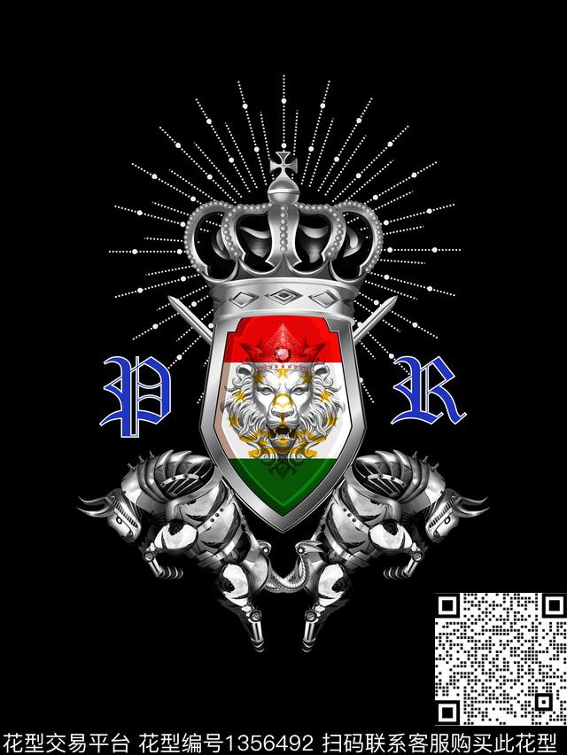 牛潮牌大牌风传统印花华亿平台下载（图片编号: 1356492） - 瓦栏（Walan）