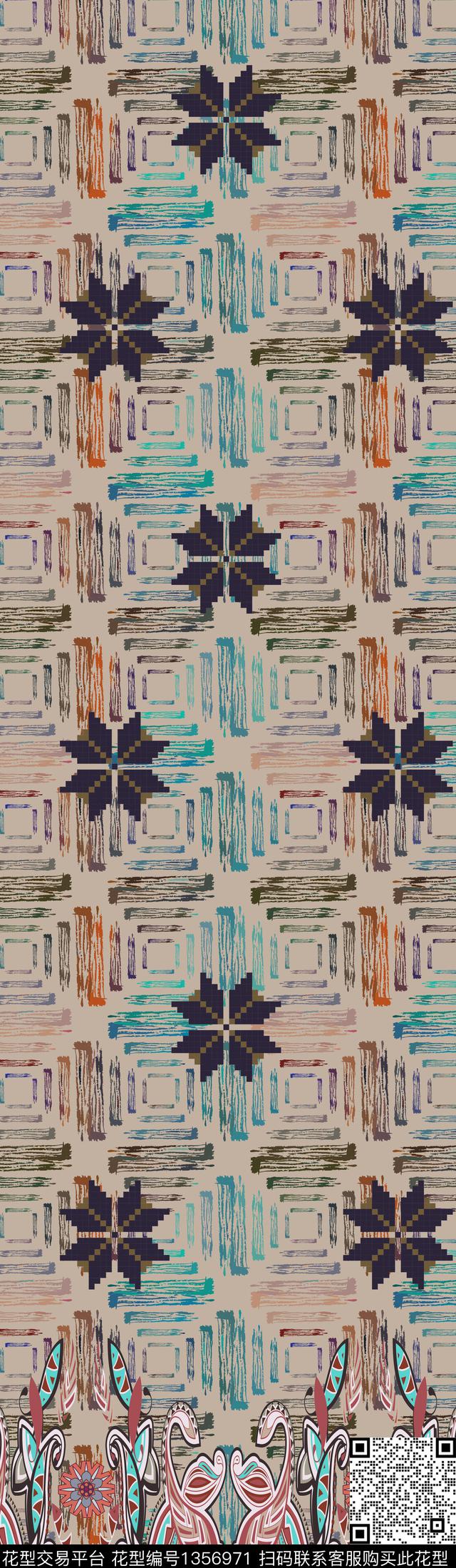 几何传统华亿平台传统印花华亿平台下载（图片编号: 1356971） - 瓦栏（Walan）