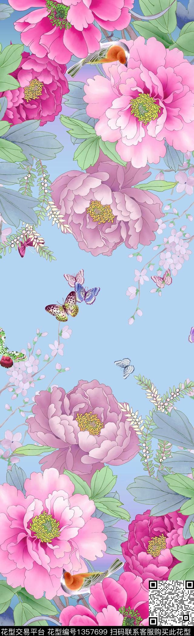 树林数码华亿平台风景景观数码印花华亿平台下载（图片编号: 1357699） - 瓦栏（Walan）