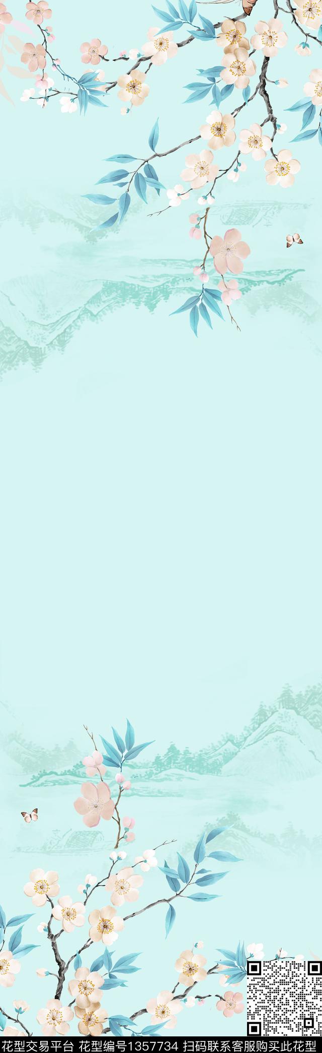 数码华亿平台男装风景景观数码印花华亿平台下载（图片编号: 1357734） - 瓦栏（Walan）