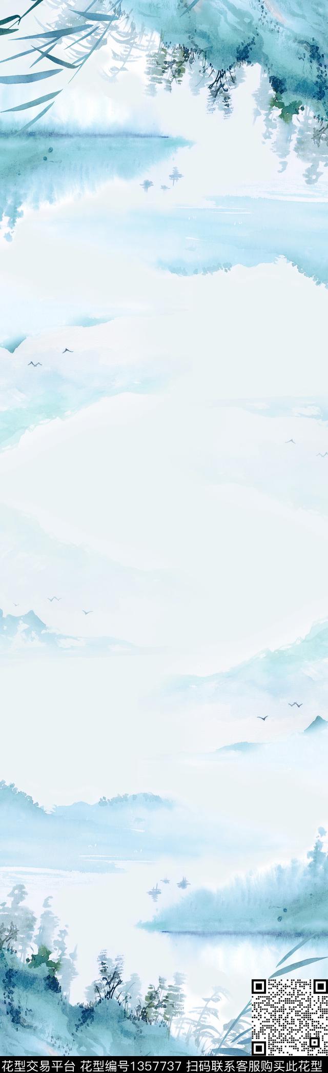 数码华亿平台男装风景景观数码印花华亿平台下载（图片编号: 1357737） - 瓦栏（Walan）