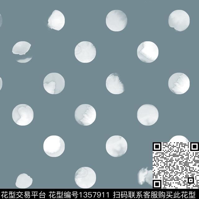 几何简约波点数码印花华亿平台下载（图片编号: 1357911） - 瓦栏（Walan）