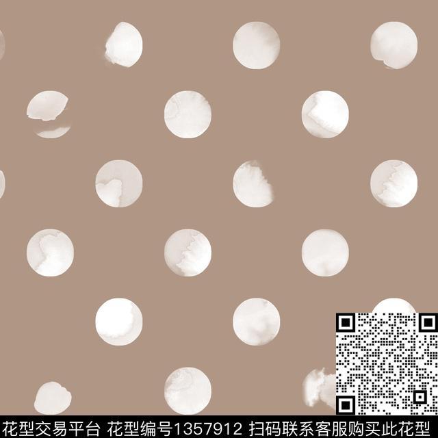 几何简约波点数码印花华亿平台下载（图片编号: 1357912） - 瓦栏（Walan）